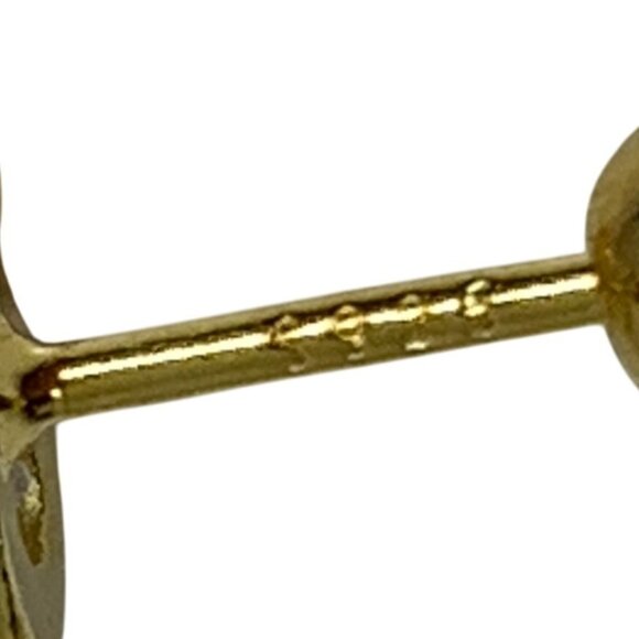 Mickey Mouse CZ Screwback Earrings 18K Over 925 Sterling Silver 20 Gauge - Picture 5 of 5